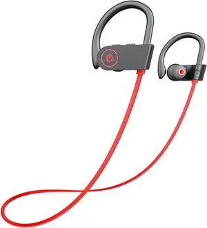 Otium Bluetooth Headphones Wireless Earbuds IPX7 Waterproof Sports Earphones with Mic HD Stereo Sweatproof in-Ear Earbuds Gym Running Workout 15 Hour Battery Sound Isolation Headsets
