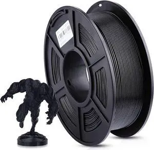 ANYCUBIC 3D Printer Filament PLA 1.75mm, FDM Printer Filament 1kg Spool (2.2 lbs), Dimensional Accuracy +/- 0.02 mm (1kg, Black)