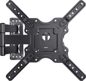 Heavy Duty TV Wall Mount for Most 32-55 Inch Flat Curved TVs with Swivels Tilts & Extends - Full Motion TV Mount Fits LED, LCD, OLED 4K TVs Up to 88 lbs Max VESA 400x400, (PSMFK12)