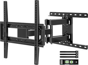 HOME VISION TV Wall Mount, Full Motion Swivel Tilt TV Mount for 26-65inch, Some up to 70inch LED LCD OLED TVs with Dual Articulating Arms TV Bracket Max VESA 400x400mm 132lbs Fits 12/16" Wood Stud