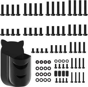 Universal TV Mount Screws Kit for Samsung TCL Hisense LG Vizio Onn Sony Toshiba Insignia Westinghouse TV Mounting Hardware Kit wr Remote Holder Includes M4 M5 M6 M8 Screws for All TVs Up to 80