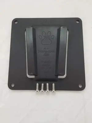 PAW International Single Black Polymer RV TV Bracket | 100 x 100mm VESA | Use with The PAW Polymer RV TV Mounting System