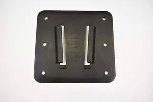 PAW International Black Polymer RV Wall Mount | Use with The PAW Polymer RV TV Mounting System | Requires Polymer TV Bracket (Sold Separately)