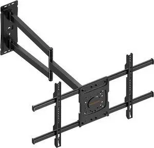 Corner TV Mount,Long Arm TV Wall Mount with 33inch Extension,Full Motion TV Wall Mount Swivel and Tilt Heavy Duty,90 Degree TV Bracket,Fit 32-70''TV, Single Stud,Load 88lbs,Max VESA 600x400mm