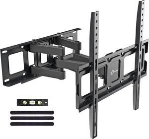 Dual Articulating Arms TV Wall Mount Bracket fits to Most 26-65 inch LED,LCD,OLED Flat Panel TVs, Tilt Full Motion Swivel 14.1" Extension, Max VESA 400X400mm,80lbs,Fits 12/16" Wood Stud