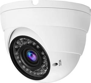 Anpviz Analog CCTV Camera HD 1080P 4-in-1 (TVI/AHD/CVI/960H CVBS) Security Dome Camera,2.8-12mm Varifocal Lens Video Surveillance,Weatherproof Metal Housing 36 IR-LEDs Day& Night Outdoor(White)