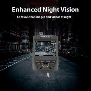 V1 Basic Dash Cam 1080P FHD DVR Car Driving Recorder, 2.4" LCD Screen 170°Wide Angle, G-Sensor, WDR, Parking Monitor, Loop Recording