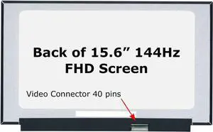 New Screen Replacement for N156HRA-EA1 Rev.C1, FHD 1920x1080, 144Hz, IPS, Matte, LCD LED Display with Tools