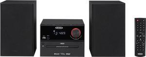Home Speaker JBS-500 Premium Bluetooth Wireless 30W Stereo Music System CD Player, MP3 USB, Audio in, Headphone Jack, FM Radio, (Matte Black)
