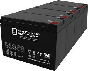 12V 10AH SLA Battery Replacement for Tripp Lite Smart1500RM2U - 4Pack