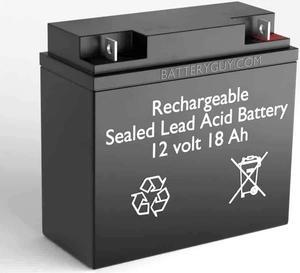 BatteryGuy Smart-UPS 1500VA USB DLA1500 Replacement 12V 18Ah SLA Battery Brand Equivalent (Rechargeable, High Rate) - Qty of 1