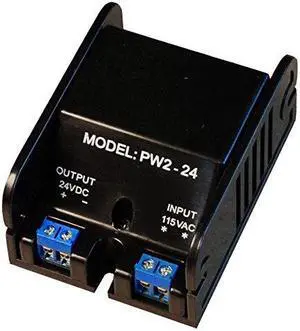 PW2-24 DC Power Supply, 120 AC Input, 24 VDC @ 100mA Output