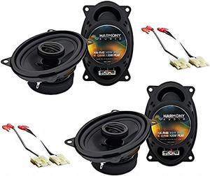 Harmony Audio Compatible with 1988-1994 Chevy CK Truck (Full Size) (2) HA-R46 New Factory Speaker Replacement Upgrade Package with HA-724500 Factory Speaker Replacement Harness