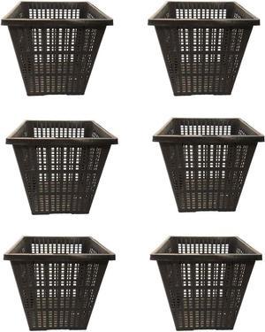 Plastic Mesh Aquatic Basket Pond Planters Large Square 6 Pack