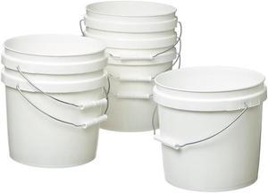 House Naturals 3.5 Gallon Plastic Bucket Food Grade BPA Free Pail