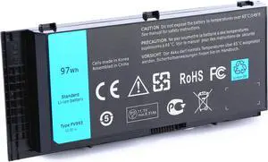 9Cell New FV993 Battery for Precision M4600 M4700 M4800 M6600 M6700 M6800 97Wh