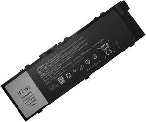 91Wh MFKVP Battery for Precision 15 7510 7520 17 7710 7720 M7510 M7710