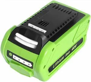 Damaite Replacement 40Volt Lithium Battery for Greenworks G-MAX 29472 29462 29252 20202 6.0Ah