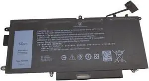 Damaite 60Wh K5XWW Battery for Latitude 5285 5289 7389 7390 2-in-1 725KY N18GG