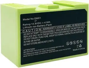 Damaite Replace Battery ABL-D1 for iRobot Roomba Robot Vacuum e5 e6 i3 i4 i6 i7 i7+ i8+
