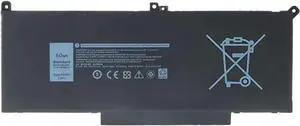 60Wh F3YGT Battery Latitude 7480 Battery Replacement Latitude 7490 Battery | for Dell Latitude 12 7000 7280 7290/13 7000 7380 7390 P29S002/14 7000 7480 7490 P28S P73G Series DM3WC 0DM3WC DM6WC 7.6V 60Wh F3YGT Battery Latitude 7480 Battery Replacement Latitude 7490 Battery | for Dell Latitude 12 7000 7280 7290/13 7000 7380 7390 P29S002/14 7000 7480 7490 P28S P73G Series DM3WC 0DM3WC DM6WC 7.6V