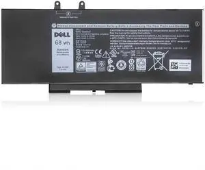 4GVMP Laptop Battery for Dell Latitude 5400 5500 5410 5510 E5400 E5500 Inspiron 7590 7591 7791 2-in-1 Precision 3540 3550 Series P84F P84F001 P42E P42E001 P98G001 P80F001 RF7WM C5GV2 H82T6 7.6V 68Wh 4GVMP Laptop Battery for Dell Latitude 5400 5500 5410 5510 E5400 E5500 Inspiron 7590 7591 7791 2-in-1 Precision 3540 3550 Series P84F P84F001 P42E P42E001 P98G001 P80F001 RF7WM C5GV2 H82T6 7.6V 68Wh