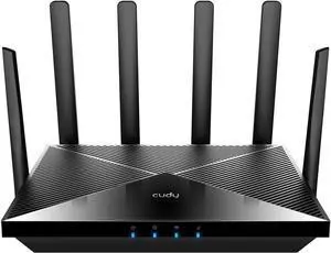 Cudy New 5G NR SA NSA AX3000 WiFi 6 CPE Router, AX3000 Dual SIM 5G Cellular Router, Qualcomm IPQ5018, SDX62, 4 x 4 MIMO, Detachable Antennas, Band Lock, VPN, Zerotier, Cloudflare, P5