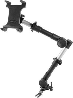 Heavy Duty Tablet Truck Mount | Telescoping 20"-30" Seat Rail Mount | Works with Most Trucks and Vehicles with Accessible Floor Bolt