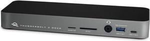 OWC 14-Port Thunderbolt 3 Dock with Cable, Compatible with Windows PC and Mac, Space Gray