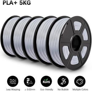 JAYO PLA+ Neatly Wound Filament 1.1 kg 2 Pack Black and White