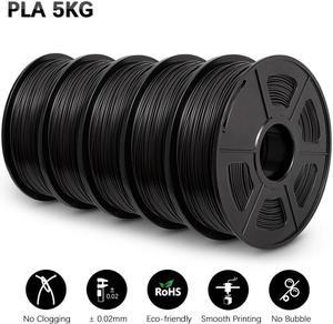 SUNLU 3D Printer Filament Bundle, PLA Plus Filament 10KG 1.75mm, Neatly  Wound Filament for Most 3D Printer, 10 Colors, 1kg Spool