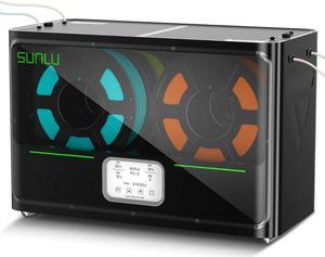 SUNLU Filament Dryer Box S4, 3D Printer Filament Dehydrator for Nylon TPU PLA PETG ABS, 4 Spools Capacity, Rapid Heating, 70 Max Temperature, 3 Circulation Fans