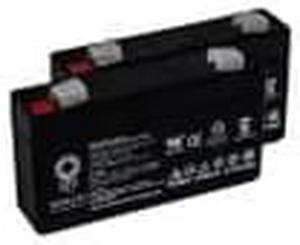 SPS Brand 6V 1.3 Ah (Terminal T1) Replacement battery for Consent GS6V1.3AH (2 PACK)