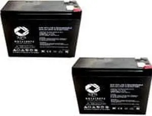 SPS Brand 12V 10Ah Replacement Battery for Electric Scooter 12 Volt 10 Amp (2 Pack)