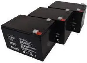 SPS Brand 12V 12Ah Replacement Battery for Razor MX500 Scooter (3 Pack)