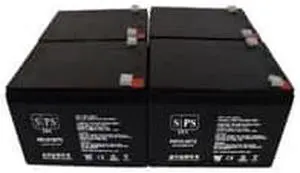 SPS Brand 12V 12Ah Replacement Battery for PTV BEAMER ELECTRIC Scooter (4 Pack)