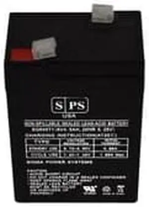 SPS Brand 6V 4.5 Ah Alarm Replacement Battery for ADI 25404 (1 Pack)