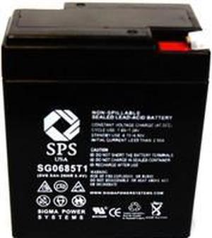 SPS Brand 6V 8.5 Ah (Terminal T1) Replacement battery - SG0685T1