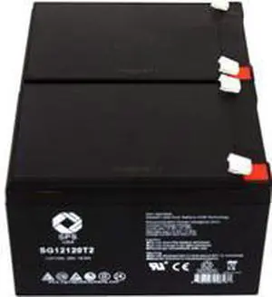SPS Brand 12V 12Ah Replacement Battery for Leoch LP12-12 T2, LP 12-12 T2 (2 Pack)