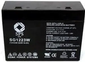 SPS Brand 12 V 5 Ah (Terminal T1T2) 1223W Replacement battery for Exide EP1221W (1 PACK)