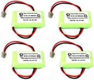 SPS Brand 2.4 V 500 mAh Replacement Battery  for Radio Shack/Tandy 2302348 Cordless Phone (4 PACK)