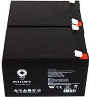 SPS Brand 12V 12Ah Replacement Battery for Ritar RT12120 F2, RT 12120 F2 (2 Pack)