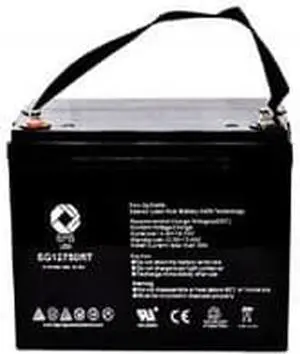 SPS Brand 12V 75Ah Replacement Battery with Terminal RT
