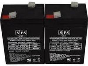 SPS Brand 6V 4.5 Ah UPS Replacement Battery for CSB CP640 (2 Pack)