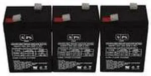 SPS Brand 6V 4.5 Ah Emergency Lights Replacement Battery for JohnLite cy-0112-6.40 Spotlight (3 Pack)