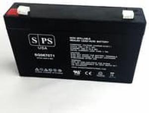 SPS Brand 6V 7 Ah Replacement Battery for 6V Camaro Style Ride On (1 Pack)
