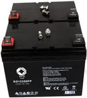 SPS Brand 12V 35Ah Replacement battery for Pride Mobility Select wheelchair scooter (2 PACK)