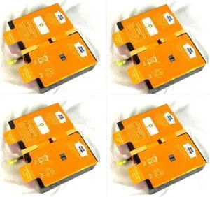 SPS Brand 24V 7Ah Replacement RB1270X2 Battery Cartridge for CP900AVR (Pack 4)