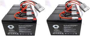 SPS Brand 24V 16Ah Replacement RBC12P Battery Cartridge for APC SU2200RM13U UPS System (14% More Capacity Than OEM)