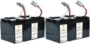 SPS Brand 24V 22Ah Replacement for APC SU24XLBP?RBC11 Premium (22% more capacity than OEM) Battery Cartridge (2 Pack)